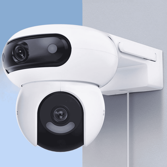 Camera de supraveghere smart / inteligenta EZVIZ, difuzor, detectare forma umana, microfon, Pan / Tilt, audio bidirectional, 2880 x 1620 pixeli, 2K, LAN, wireless, exterior - 2- Roveli