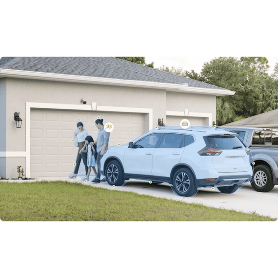 Camera de supraveghere smart / inteligenta IMOU, difuzor, detectare miscare, detectare forma umana, microfon, zona detectie configurabila, control de la distanta, sirena, vizibilitate pe timp de noapte color - 2- Roveli