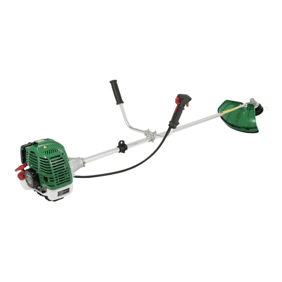 Motocoasa pe benzina, 2 timpi, putere de 2.99 CP, 2.2 kW, pornire manuala, cutit pentru iarba si fir, curea de umar, amestec benzina si ulei - 3- Roveli