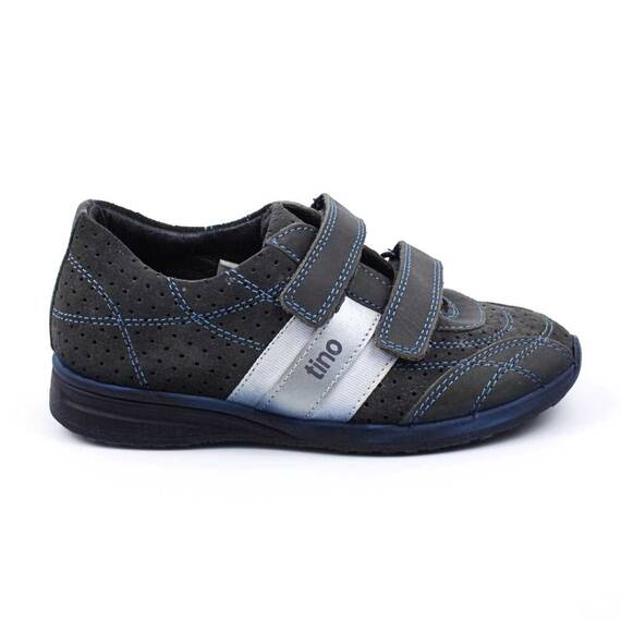 Adidasi comozi pentru copii , din piele naturala,  gama OUTLET -1716-BLEUMARIN/MC, Culoare (12): Bleumarin, Marime (12): 30 - 3- Roveli