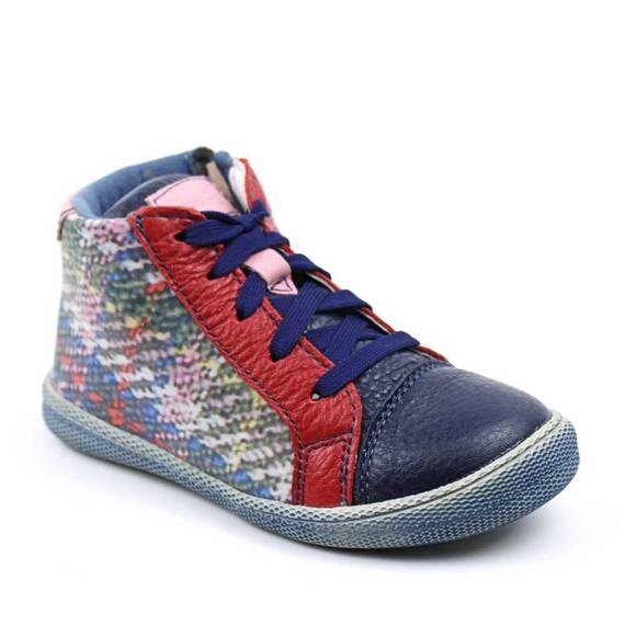 Ghete sport pentru copii , captusite , din piele naturala 3197-BLEUMARIN/2, Culoare (12): Bleumarin, Marime (12): 26 - - Roveli
