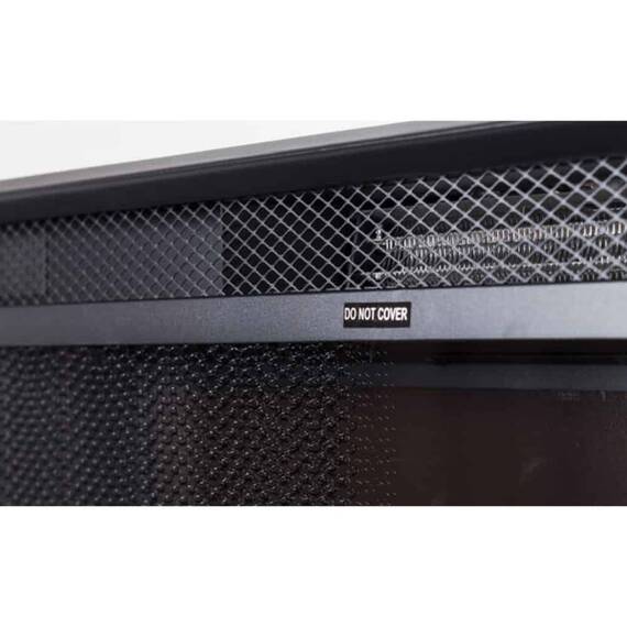 Focar semineu electric, metal, 3D efect, aeroterma, luminozitate reglabila a flacarii, telecomanda, temporizator, iluminare LED, protectie la supraincalzire, 1.5 kW, 711 x 506 x 218 mm, negru - 2- Roveli