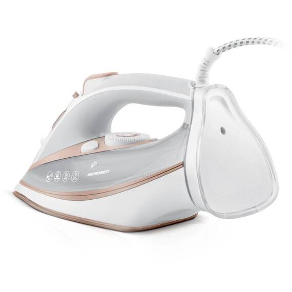 Fier de calcat cu abur, talpa ceramica, oprire automata, autocuratare, protectie la supraincalzire, rezervor de apa de 360 ml, abur vertical, reglare a temperaturii, 3000 W, alb - 10- Roveli