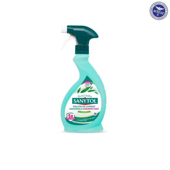 ​SANYTOL Dezinfectant Universal Multisuprafete – Eucalipt, 500 ml - - Roveli