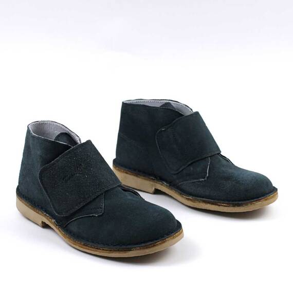 Ghete usoare , pentru copii , din piele naturala , cu talpa cusuta 446-GRI/PETROL/1G, Culoare (12): Gri inchis, Marime (12): 30 - 2- Roveli