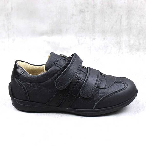 Pantofi sport pentru copii , din piele naturala 3229-NEGRU/2 - 3- Roveli