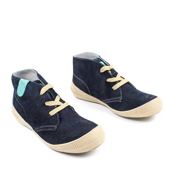 Ghete de dama , BAREFOOT , din piele naturala 3236-BLEUMARIN, Culoare (12): Bleumarin, Marime (12): 34 - 3- Roveli