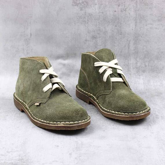 Ghete usoare , pentru copii , din piele naturala , cu talpa cusuta 445-KAKI/G, Culoare (12): Kaki, Marime (12): 32 - 2- Roveli