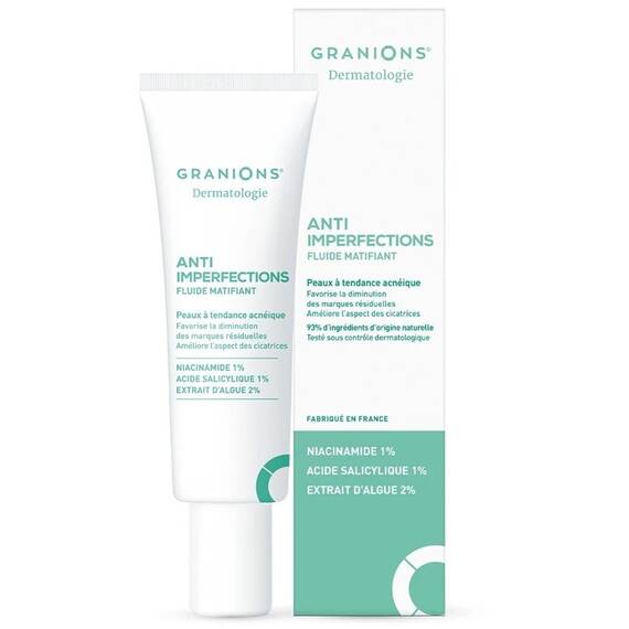 ​LGN Fluid Anti imperfectiuni cu efect matifiant hidratant 40 ml - Granions Franta - - Roveli