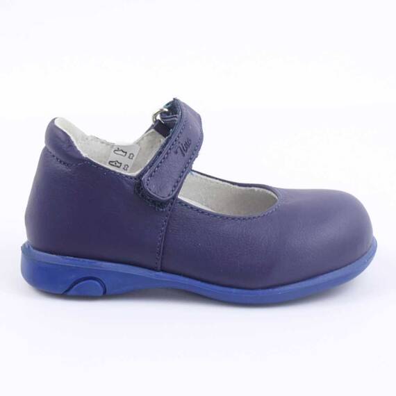 Pantofi usori , de copii , din piele naturala, cu talpa groasa 2072-BLEUMARIN - 3- Roveli