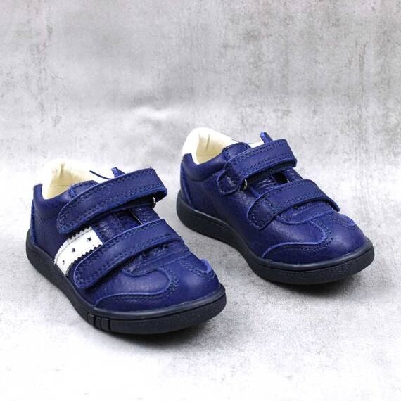 Pantofi sport , pentru copii , din piele naturala  3229-BLEUMARIN/ALB2MC, Culoare (12): Bleumarin, Marime (12): 27 - 3- Roveli