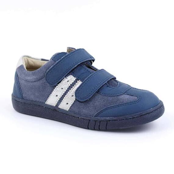 Pantofi sport , pentru copii , din piele naturala , cu talpa cusuta 3229-BLEUMARIN/G, Culoare (12): Bleumarin, Marime (12): 34 - 2- Roveli