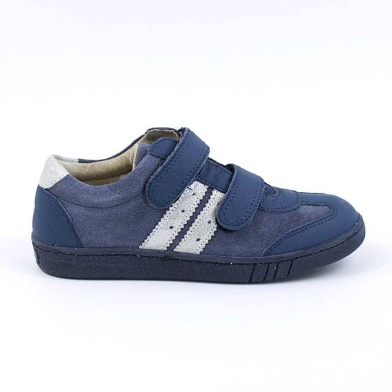 Pantofi sport , pentru copii , din piele naturala , cu talpa cusuta 3229-BLEUMARIN/G, Culoare (12): Bleumarin, Marime (12): 32 - 4- Roveli