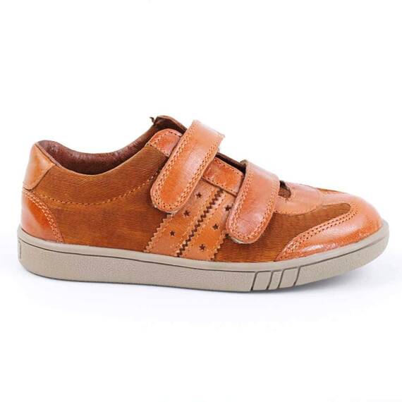 Pantofi sport , pentru copii , din piele naturala , cu talpa cusuta 3229-MARO/MARO/G, Culoare (12): Maro, Marime (12): 33 - 3- Roveli