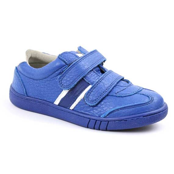 Pantofi casual ,unisex , pentru copii , din piele naturala 3229-ALBASTRU/ALB/GMC, Culoare (12): Albastru, Marime (12): 30 - - Roveli