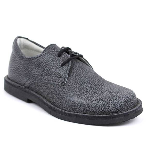 Pantofi unisex , pentru copii , din piele naturala 853-GRI/G, Culoare (12): Gri, Marime (12): 35 - 2- Roveli