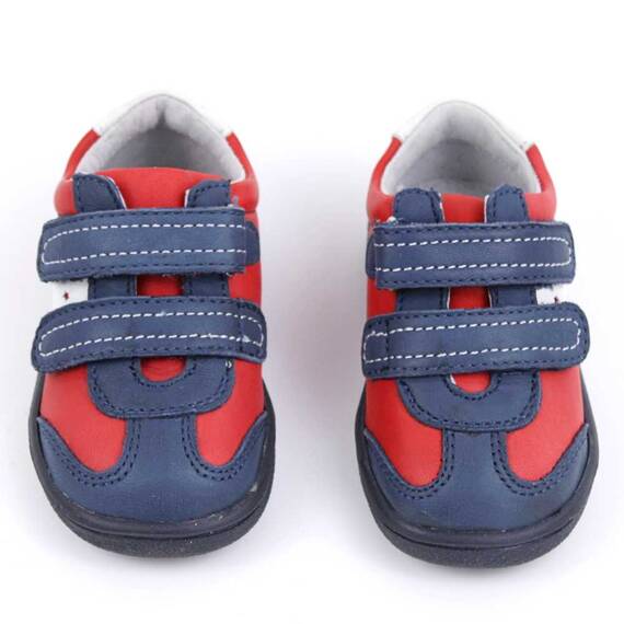 Pantofi sport , pentru copii , din piele naturala , PRIMII PASI  1839-ROSU/BLEUMARIN/PP1, Culoare (12): Bleumarin, Marime (12): 20 - 2- Roveli