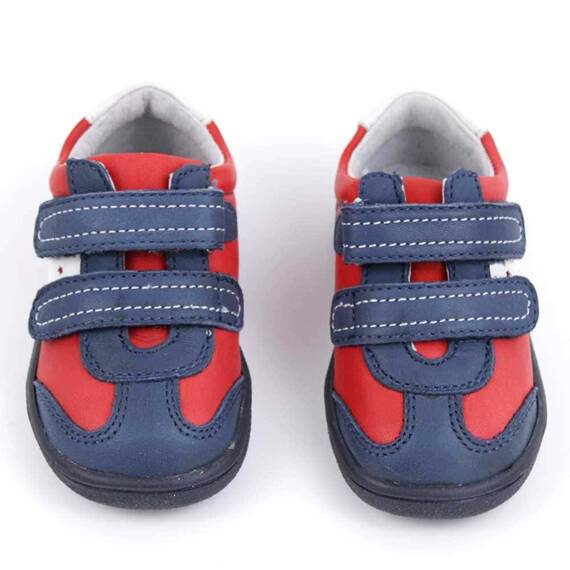 Pantofi sport , pentru copii , din piele naturala , PRIMII PASI  1839-ROSU/BLEUMARIN/PP1, Culoare (12): Bleumarin, Marime (12): 21 - 3- Roveli