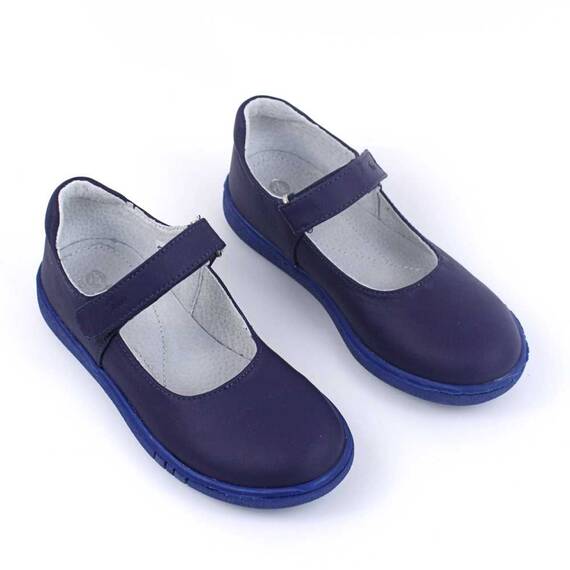 Pantofi usori , de copii , din piele naturala, cu talpa groasa 2072-BLEUMARIN/G, Culoare (12): Bleumarin, Marime (12): 34 - 3- Roveli