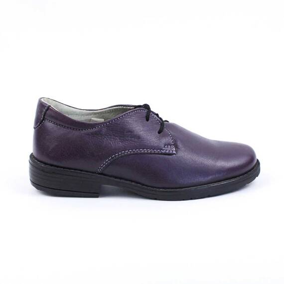 Pantofi unisex ,  pentru copii , din piele naturala 3194-MOV/1, Culoare (12): Mov, Marime (12): 30 - 3- Roveli