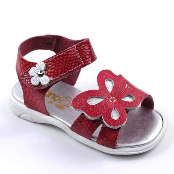 Sandale pentru copii , PRIMII PASI , din piele naturala 3263-FUCSIA/PP, Culoare (12): Fucsia, Marime (12): 22 - 2- Roveli