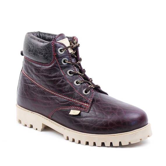 ​Bocanci imblaniti , de dama , din piele naturala 2348-BORDO, Culoare (12): Bordo, Marime (12): 36 - - Roveli