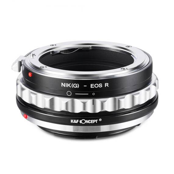 Adaptor montura K&F Concept Nik(G)-EOS R de la Nikon G la Canon EOS R KF06.376 - 2- Roveli