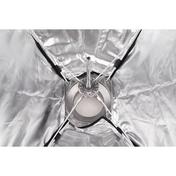 Softbox 50x70cm cu deschidere tip umbrela si montura Bowens - 2- Roveli