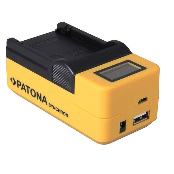 Incarcator Patona DMW-BLE9 BL9E cu ecran LCD replace Panasonic Lumix-4640 - 2- Roveli