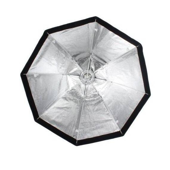 Softbox octogonal octobox 140cm cu deschidere tip umbrela montura Bowens - 2- Roveli