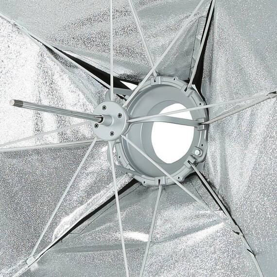 Softbox octogonal octobox 140cm cu deschidere tip umbrela montura Bowens - 3- Roveli