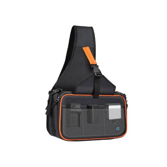 Geanta de umar Puluz impermeabila cu husa detasabila pentru obiectiv pentru camera video sport si accesorii, Negru PU5014B - 2- Roveli