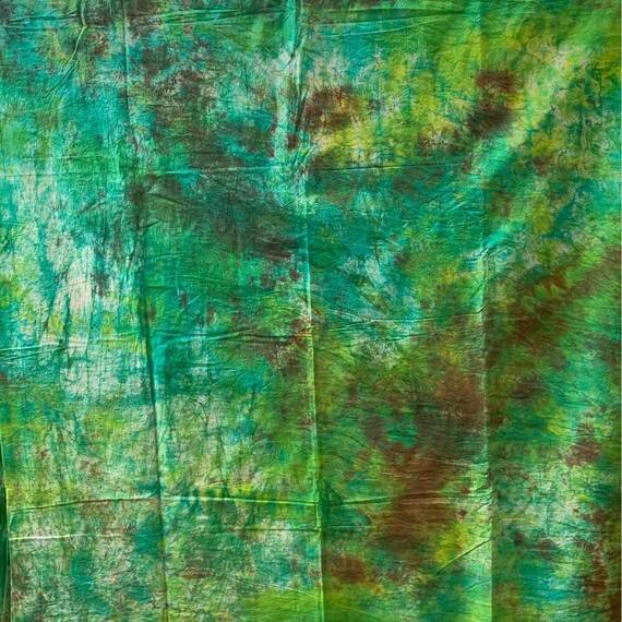 Fundal studio panza 3x6m tie dye verde - 2- Roveli