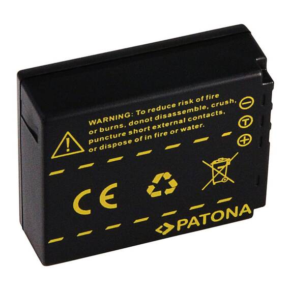 Acumulator /Baterie PATONA pentru PANASONIC CGA-S007 S007 DMC-TZ5 TZ4 TZ3 TZ2 TZ1- 1043 - 3- Roveli