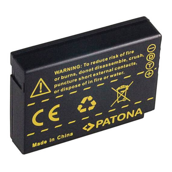 Acumulator /Baterie PATONA pentru Panasonic Lumix DMC-TZ6 TZ7 ZS1 ZS3 DMW-BCG10E- 1075 - 6- Roveli