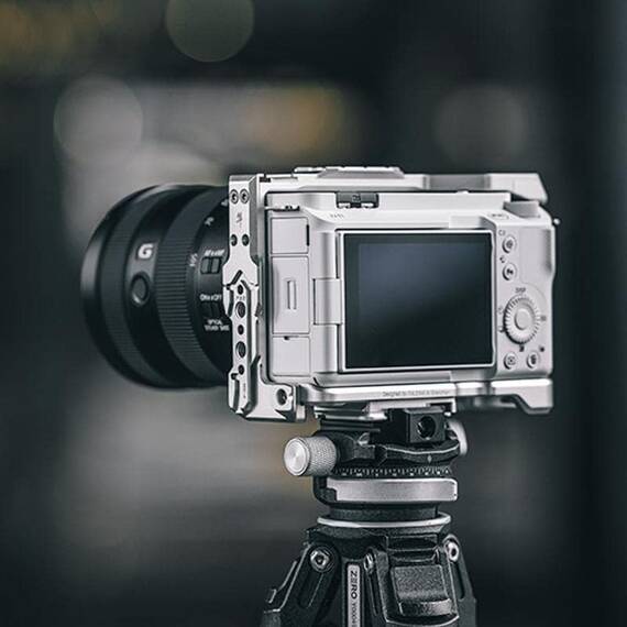 FALCAM F22&F38&F50 Cușcă cu eliberare rapidă Silk Silver (PENTRU SONY ZV-E1)-C00B3501W - 2- Roveli