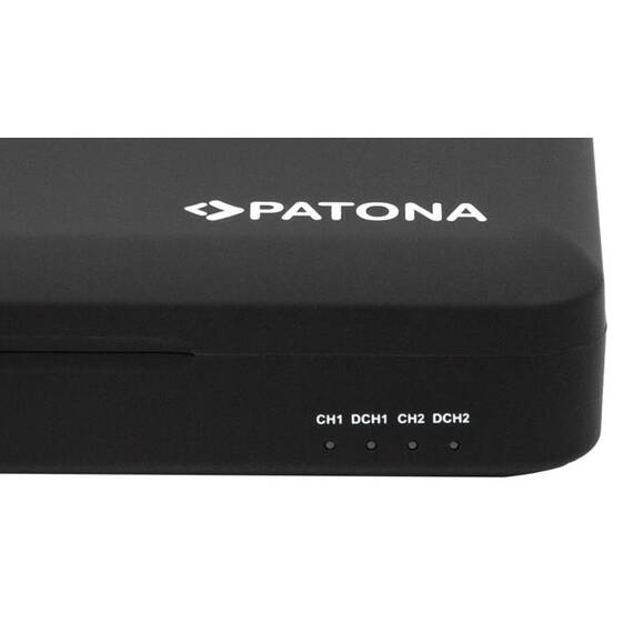 Incarcator Patona Dual NP-W126 cu functie Power Bank si spatiu pentru 2x carduri SD 1720 - 5- Roveli