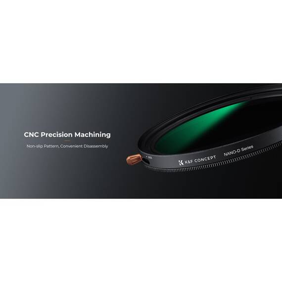 Filtru 2 in 1 K&F Concept ND2-ND32 and CPL 2 Lens Filter for Nano-Dazzle Series - 5- Roveli