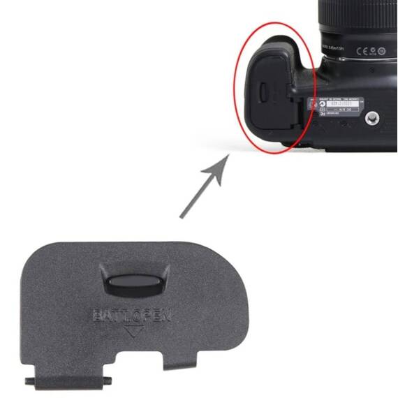 Usa Compartiment Baterie Pentru Camera Canon 60D - 3- Roveli