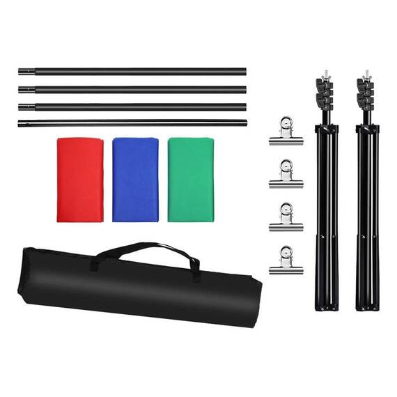 Puluz 2x3m decor foto set/stand + decor foto 3 buc PKT5205 - 4- Roveli