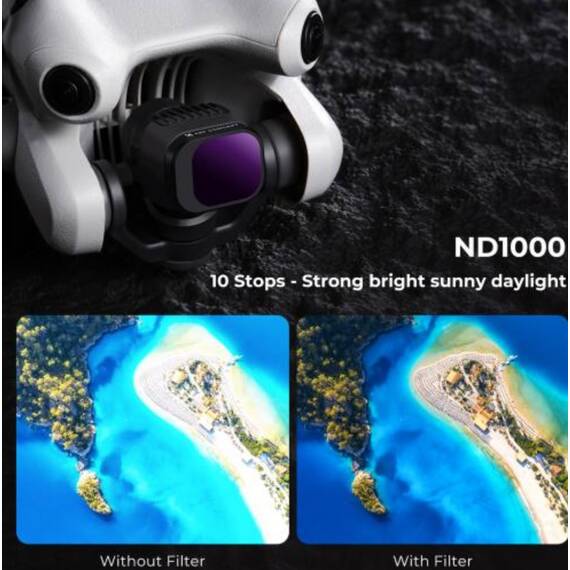 Filter ND1000 K&F Concept for DJI Mini 4 Pro - 3- Roveli