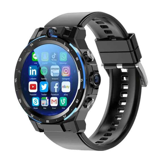 Ceas inteligent DacEnergy©, Android 9.1, 1,43 inchi, bateria 900 mAh, Bluetooth, 6G RAM +128GB ROM, camera duala, baterie 900 mAh mAh - - Roveli