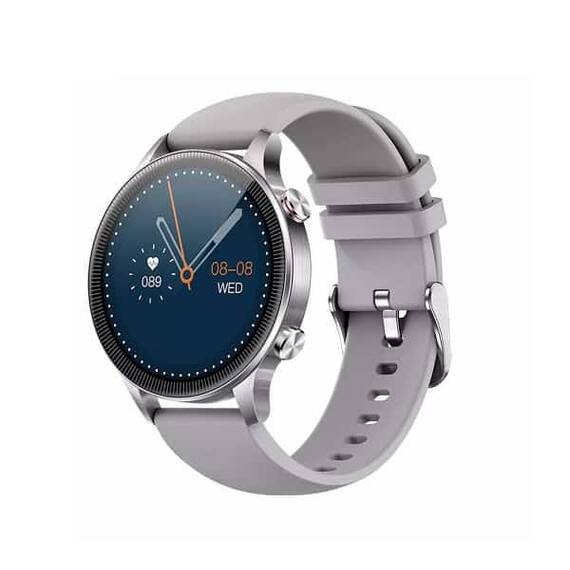 Ceas SmartWatch DacEnergy©, ecran tactil 1.32 inch, Android/ios, monitorizare ritm cardic, somn, memento sedentar, moduri sportive, gri - - Roveli