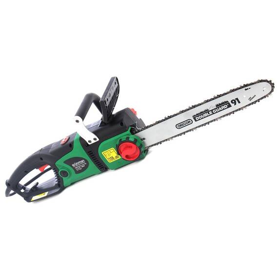 Fierastrau electric cu lant, 2200 W, lungime sina 40 cm, frana pentru lant, capacitate rezervor ulei 110 ml, 5.6 kg - - Roveli