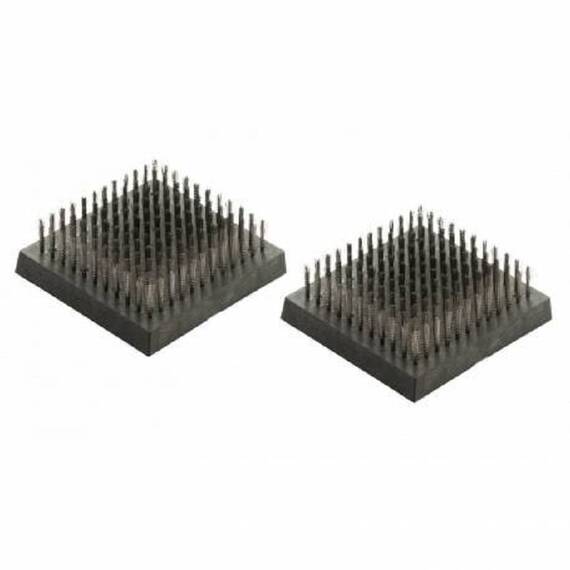 ​Perie gratar, din inox, maner cauciucat, capat interschimbabil, 42 cm - 2- Roveli