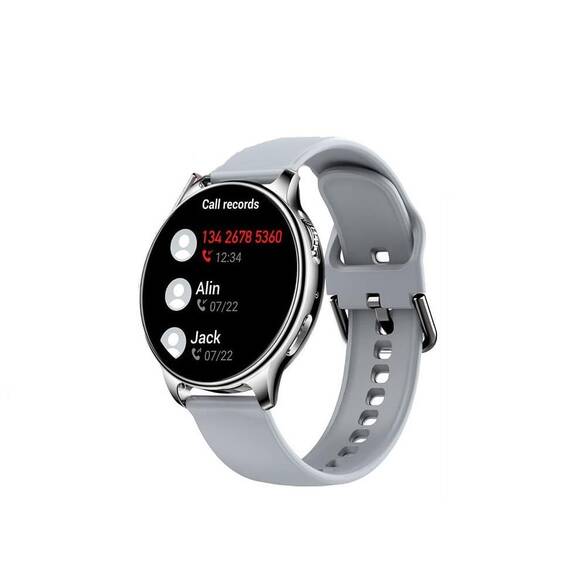 Ceas SmartWatch DacEnergy©, ecran IPS 1.32 inch, Android/ios, monitorizare ritm cardic, tensiune arteriala, somn, memento sedentar, moduri sportive, gri - 2- Roveli