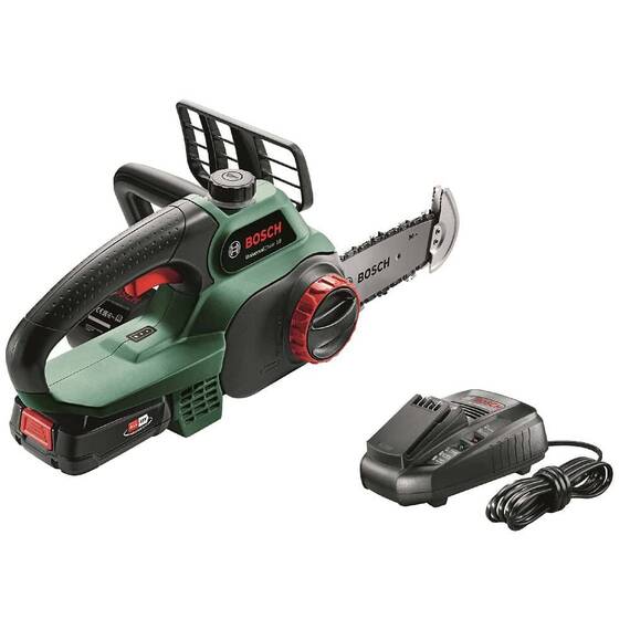 Fierastrau electric, cu acumulator Li-Ion, 18V, 2.5 Ah, cu reactie rapida Quick Stop, ungere lant automata, sistem de protectie a varfului - 2- Roveli