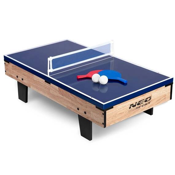 Masa multi joc 4in1 , din lemn, dimensiune 80x43x30cm cm, structura stabila, natur - 4- Roveli