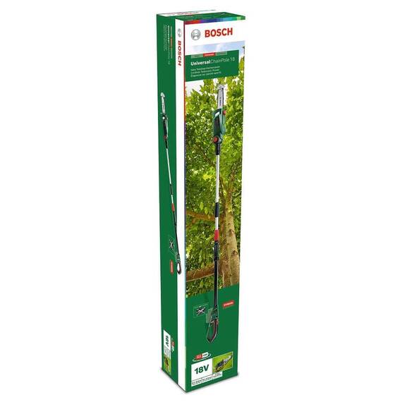 ​Fierastrau electric cu lant Bosch, pentru taiat crengi, lungime sina 20 cm, tija telescopica, lungime reglabila 210 - 260 cm, tehnologia Syneon Chip, fara acumulator - 5- Roveli