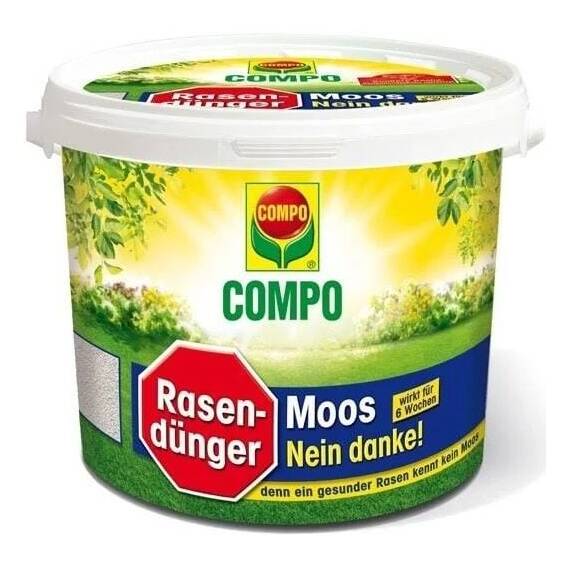 Ingrasamant gazon, granulat, reduce aparitia muschilor, sustine culoarea verde a ierbii, 4.5 kg - - Roveli